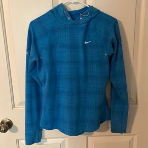Nike Blue Dry Fit Pull Over Hoodie